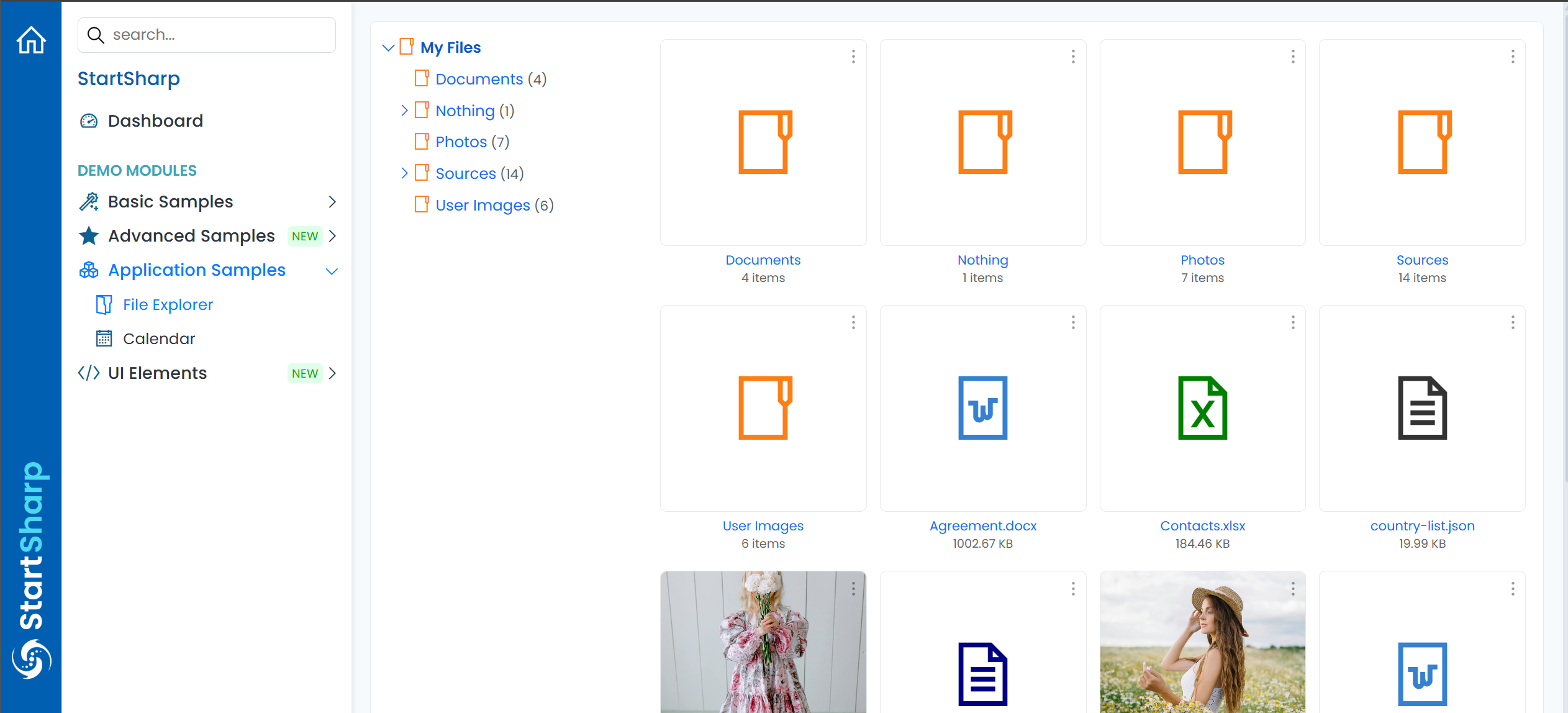 File Explorer Sample