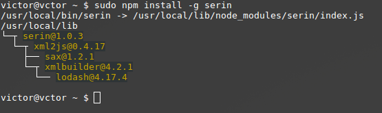 NPM Install Serin