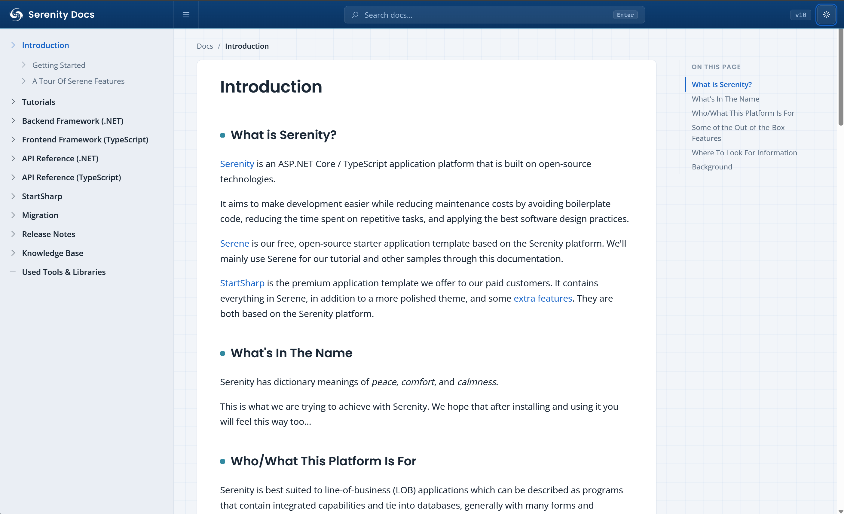 Docs Light Theme