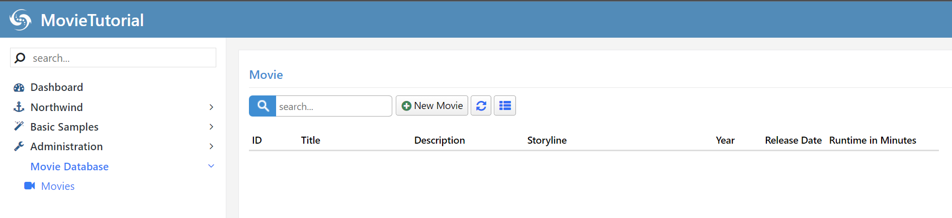 Movies Nav Title and Icon