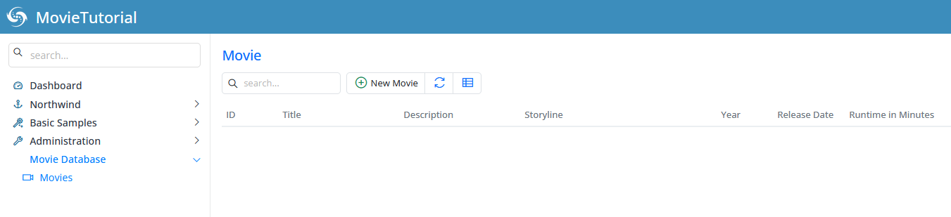 Movies Nav Title and Icon