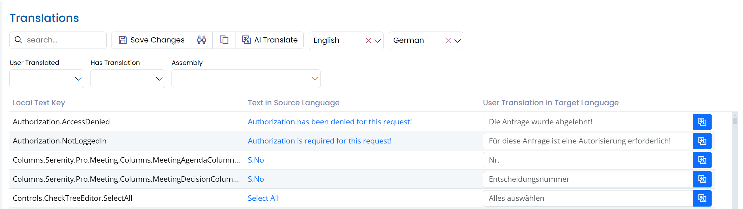 AI Translation