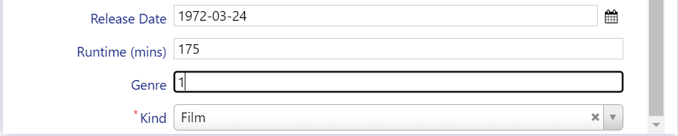Movie Dialog Integer Genre