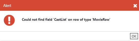 Cast Save Error