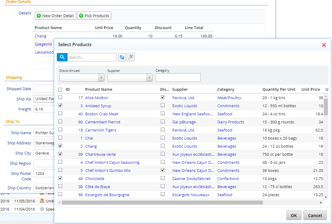 Product Picker